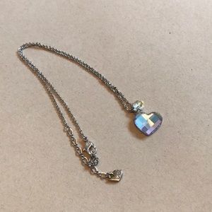 Swarovski heart and butterfly